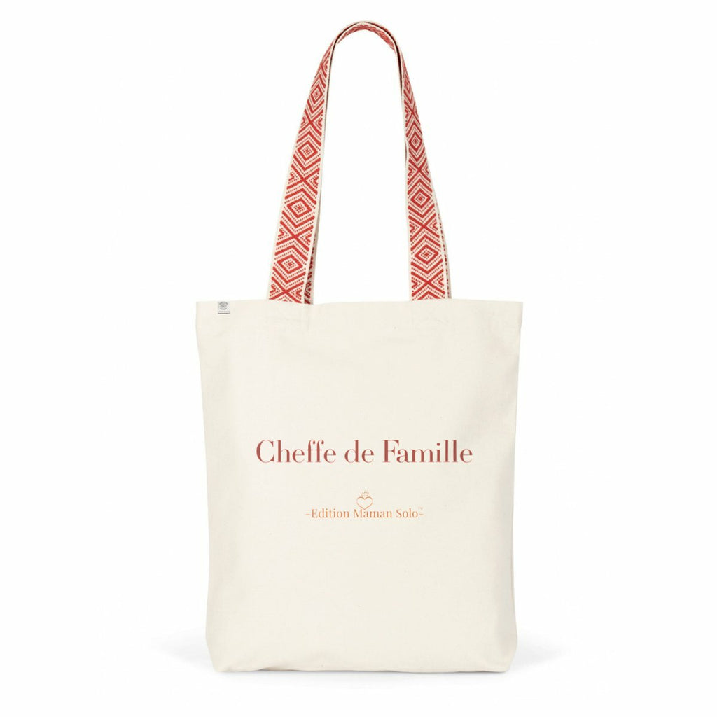 Totebag "Cheffe de Famille" -Edition Maman Solo- - face_1