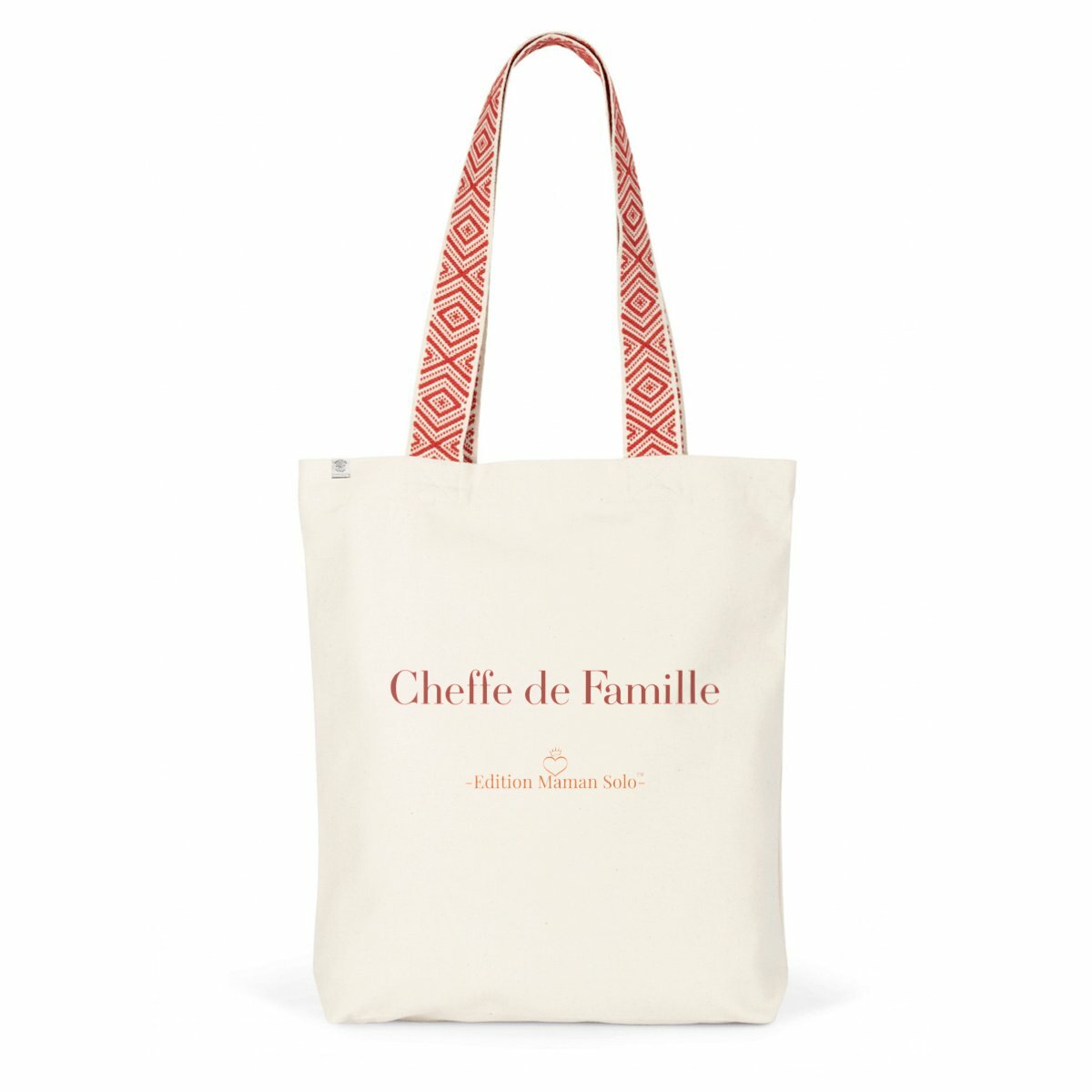 Totebag "Cheffe de Famille" -Edition Maman Solo- - face_1