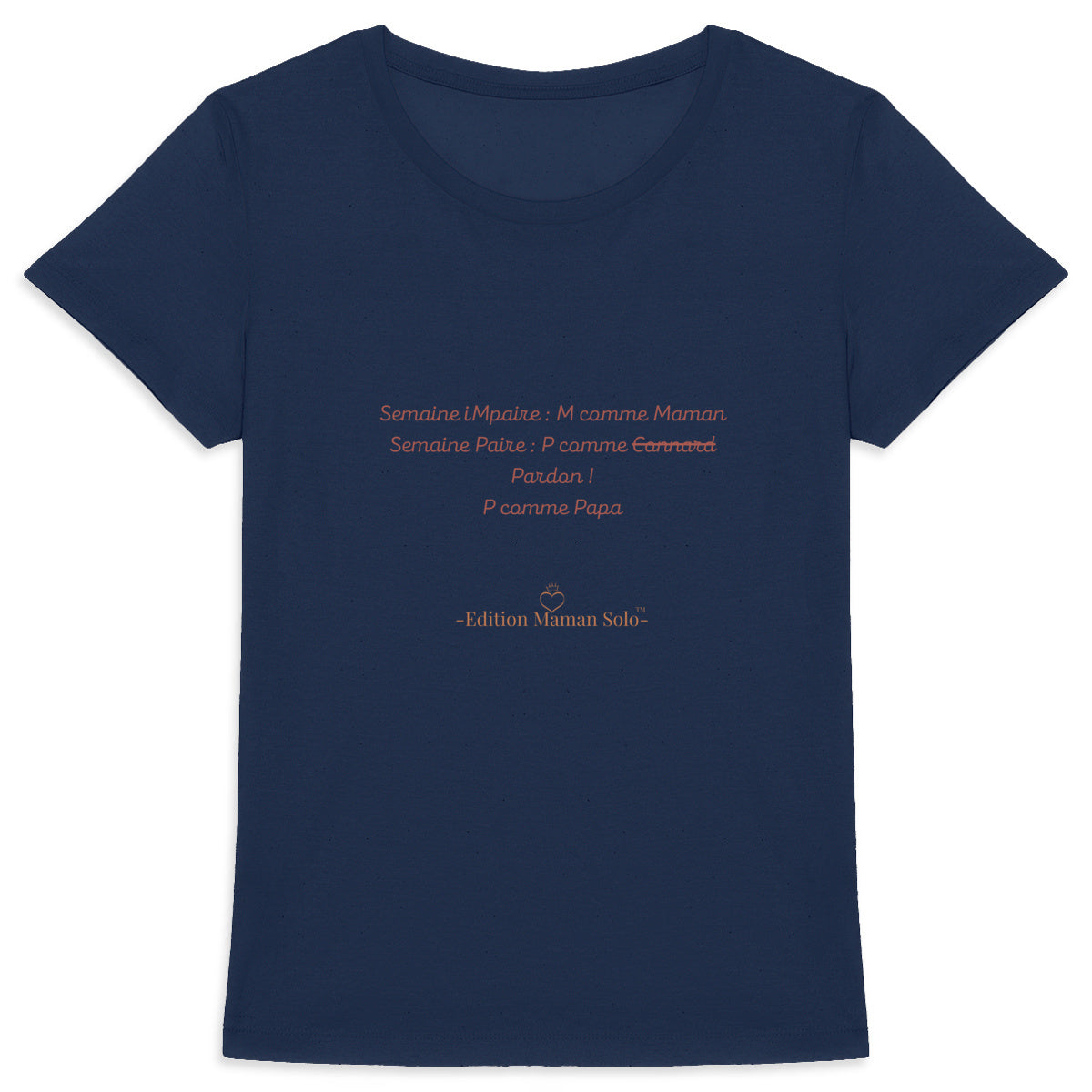 T-shirt épais semaine Paire-imPaire -Edition Maman Solo- - face_2