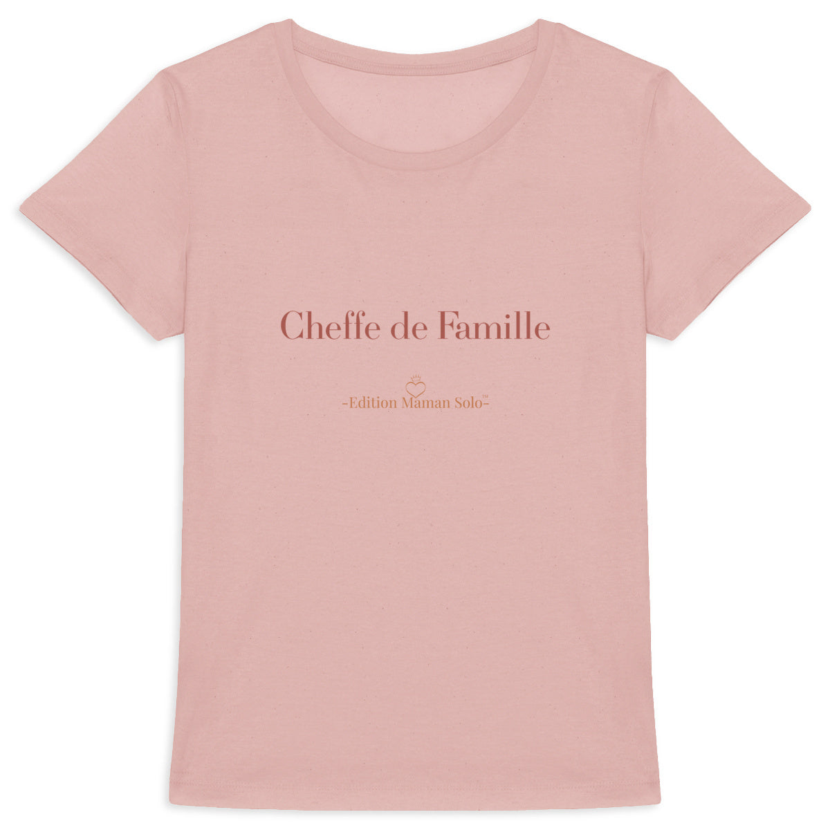 T-shirt Femme Epais - Édition Cheffe de Famille Maman Solo - face_5