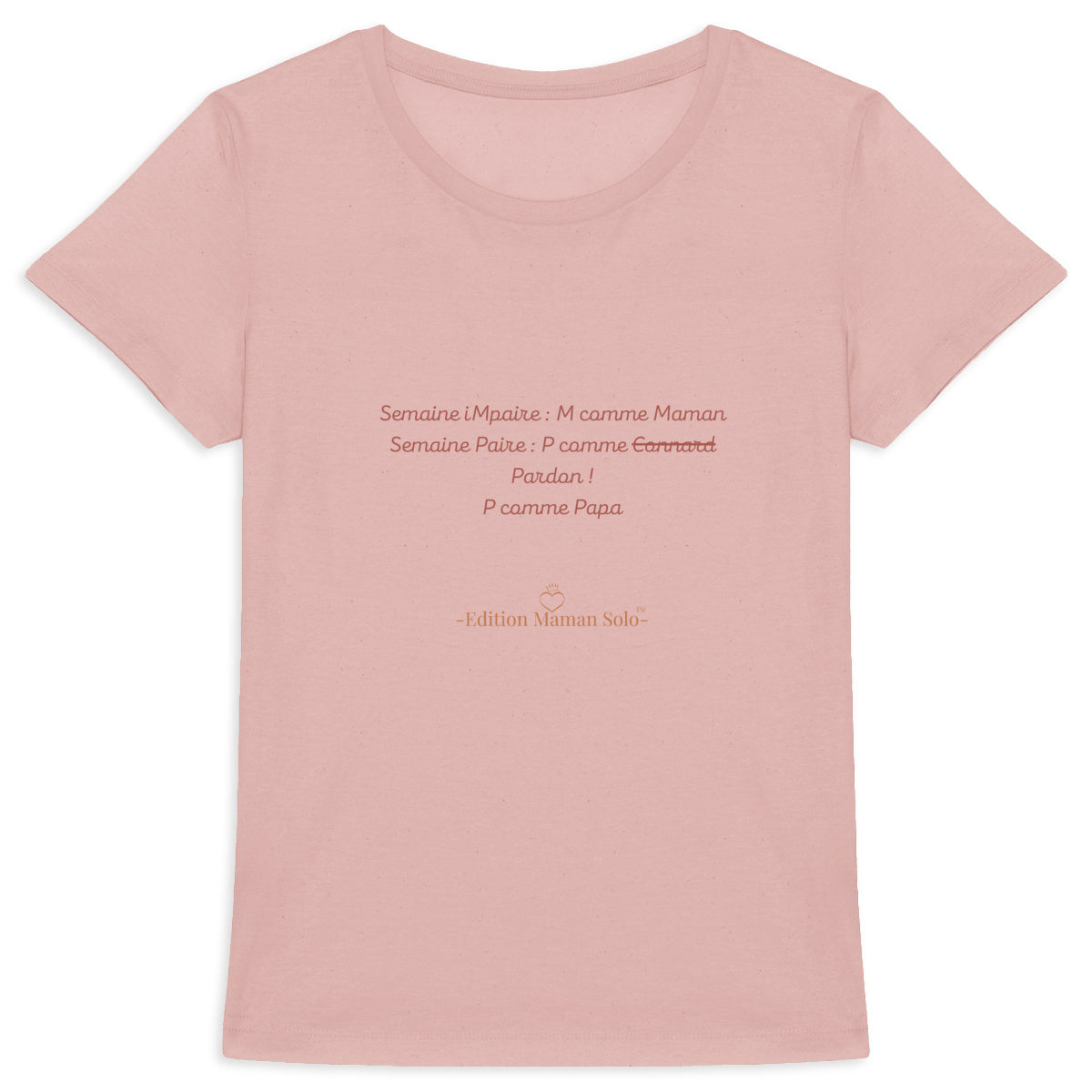 T-shirt épais semaine Paire-imPaire -Edition Maman Solo- - face_5