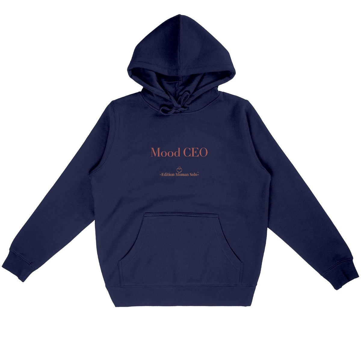 Sweat Capuche "Mood CEO" -Edition Maman Solo- - face_marine