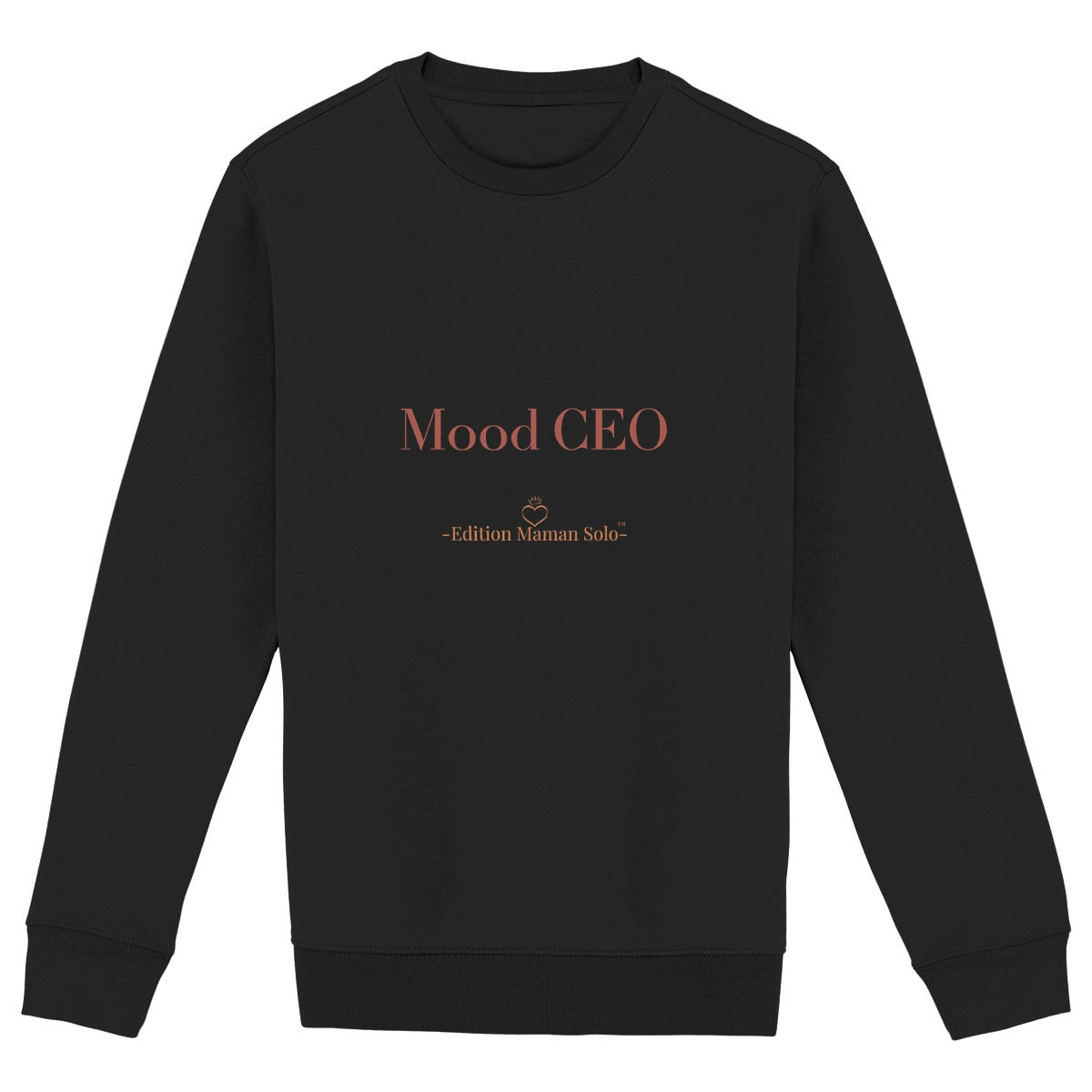 Sweat "Mood Ceo" -Edition Maman Solo- - face_noir